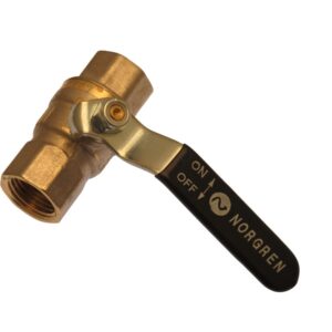 SHUT OFF TAP 1/2BSP CHROME GAS APR