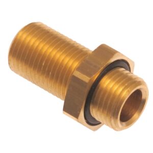 BULKHEAD CONNECTOR WITH LOCKNUT & O-RING- RAUFOSS