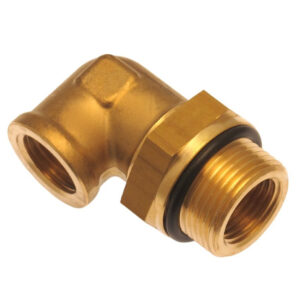 ELBOW ADAPTOR MALE/FEMALE WITH LOCKNUT & O-RING – RAUFOSS
