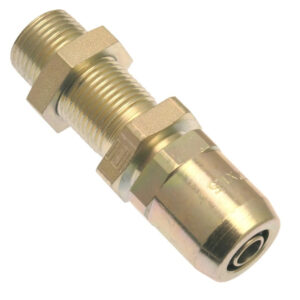BULKHEAD CONNECTOR 12X1.5MM SHORT END PUSH-IN
