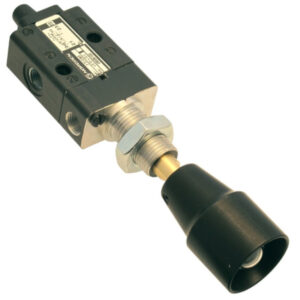 3/2 PUSH/PULL BLACK HANDLE G1/8