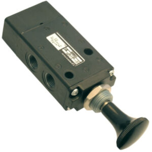5/2 PUSH/PULL VALVE BLACK HANDLE G1/4