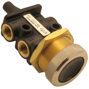3/2 BUTTON SPRING VALVE BLACK G1/8